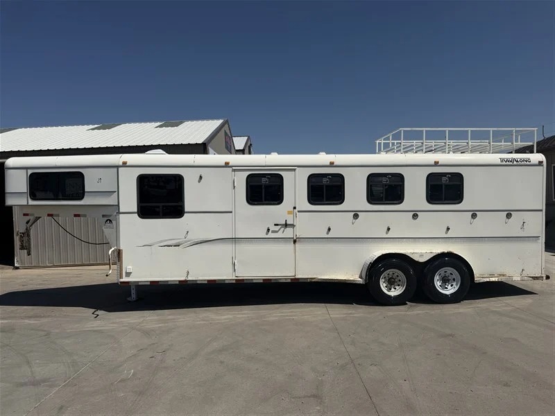 1996 Travalong 4 Horse side tack Horse Trailers
