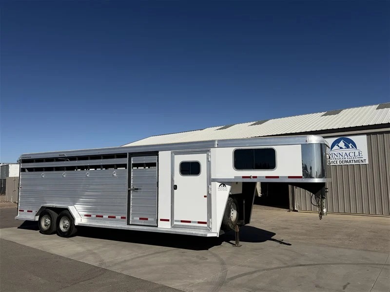 2022 Logan 24' Stock Combo-5' tack Stock Trailers
