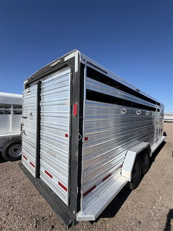 2022 Logan 24' Stock Combo-5' tack Stock Trailers
