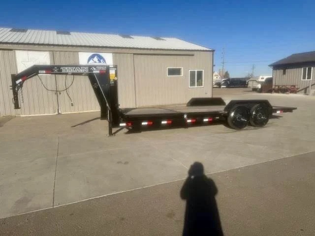 2025 Titan 22' GN Gravity Tilt Flatbed Trailers