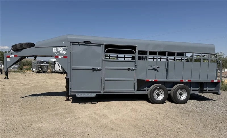 2026 Big Bend Trailers 20' Stock Combo with 4' Deluxe Tack Stock Trailers