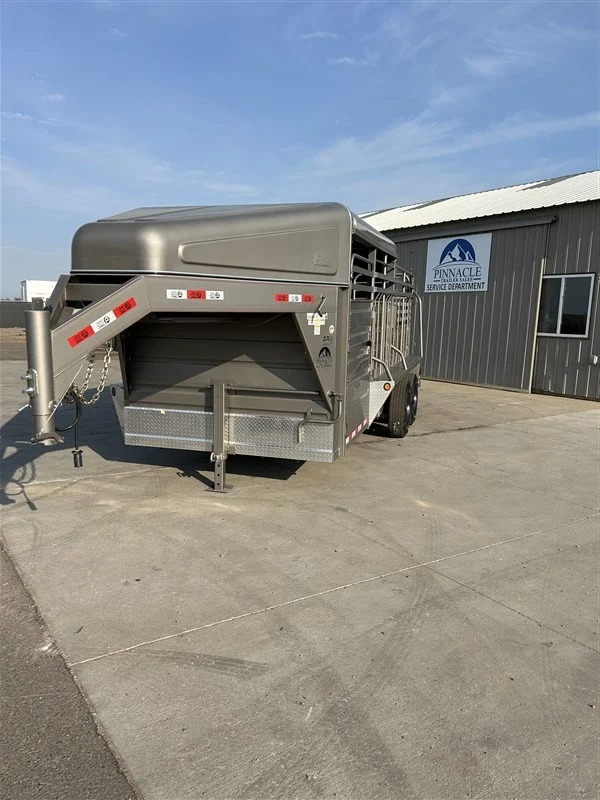 2026 GR Trailers 18' GN Stock 1/2 Top Stock Trailers