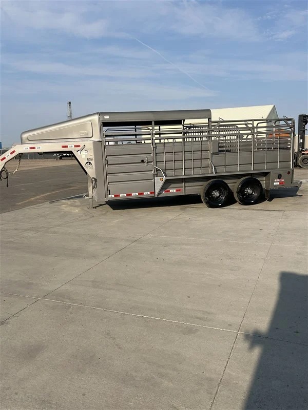 2026 GR Trailers 18' GN Stock 1/2 Top Stock Trailers