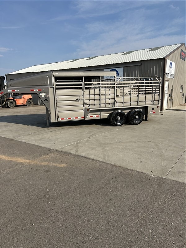 2026 GR Trailers 18' GN Stock 1/2 Top Stock Trailers