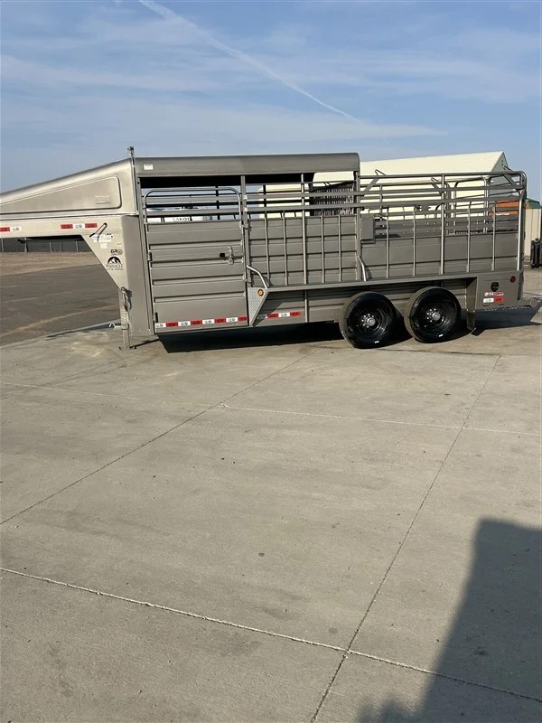 2026 GR Trailers 18' GN Stock 1/2 Top Stock Trailers