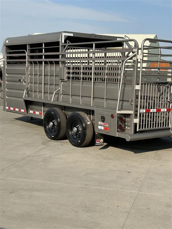 2026 GR Trailers 18' GN Stock 1/2 Top Stock Trailers