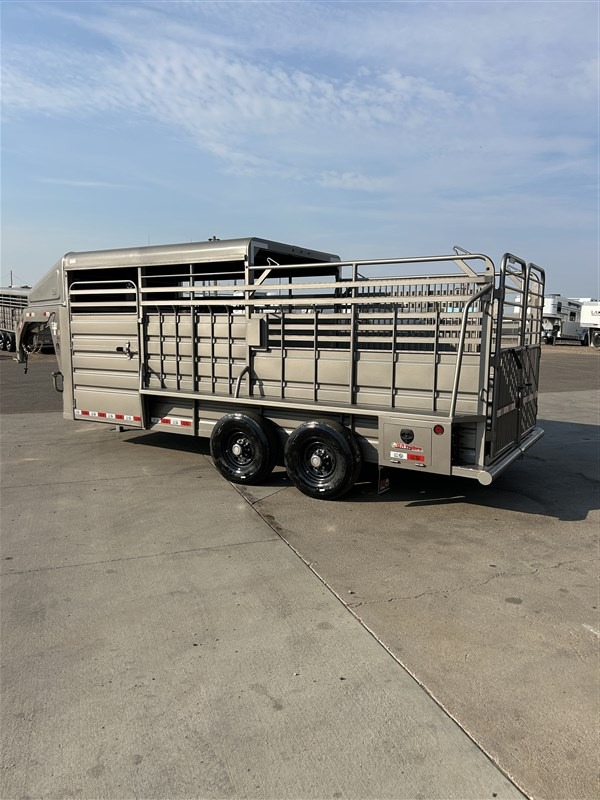 2026 GR Trailers 18' GN Stock 1/2 Top Stock Trailers