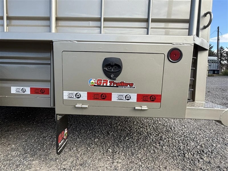 2026 GR Trailers 22' w/2' Saddle/Dog Boxs Stock Trailers