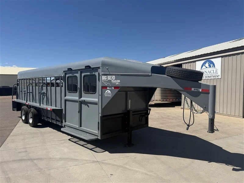 2027 Big Bend Trailers 24' Stock Combo Trainer Tack Stock Trailers