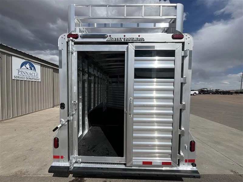 2027 Elite 24’ Stock Combo W/Slanted Deluxe Tack Stock Trailers