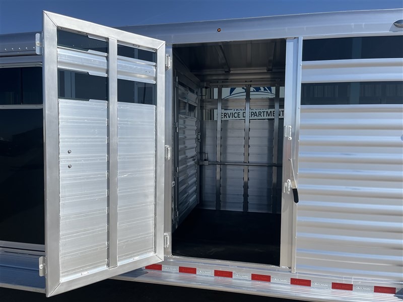 2027 Elite Trailers 7’6"X24’ Stock Combo W/6’ Tack Stock Trailers