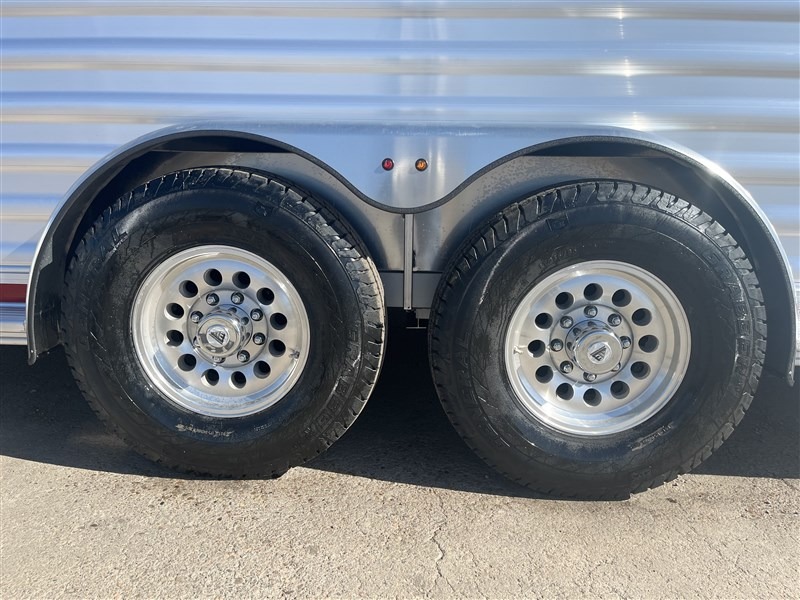 2027 Elite Trailers 7’6"X24’ Stock Combo W/6’ Tack Stock Trailers