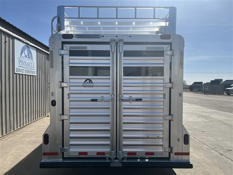 2027 Elite Trailers 7’6"X24’ Stock Combo W/6’ Tack Stock Trailers
