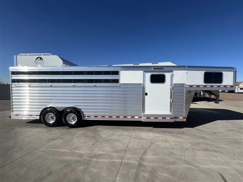 2027 Elite Trailers 8'X24’ Stock Combo W/Slant Wall Tack Stock Trailers