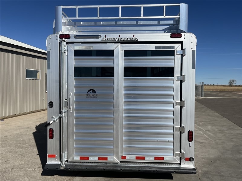 2027 Elite Trailers 8'X24’ Stock Combo W/Slant Wall Tack Stock Trailers