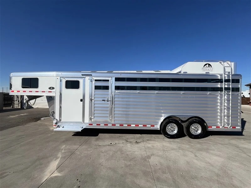 2027 Elite Trailers 8'X24’ Stock Combo W/Slant Wall Tack Stock Trailers