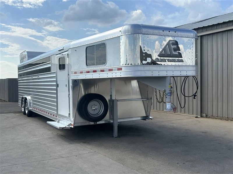 2027 Elite Trailers 8X28' Stock Combo Stock Trailers