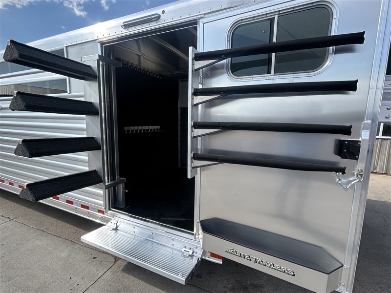 2027 Elite Trailers 8X28' Stock Combo Stock Trailers