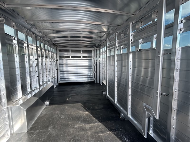 2027 Elite Trailers 8X28' Stock Combo Stock Trailers
