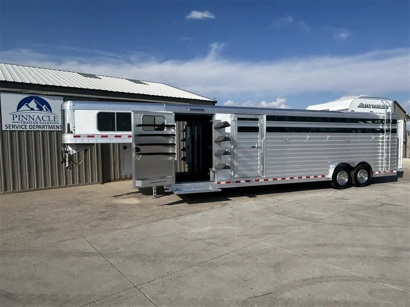 2027 Elite Trailers 8X28' Stock Combo Stock Trailers