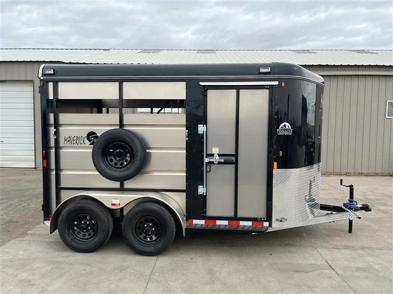 2027 Maverick 2 Horse Slant W/Swinging Wall Tack Horse Trailers