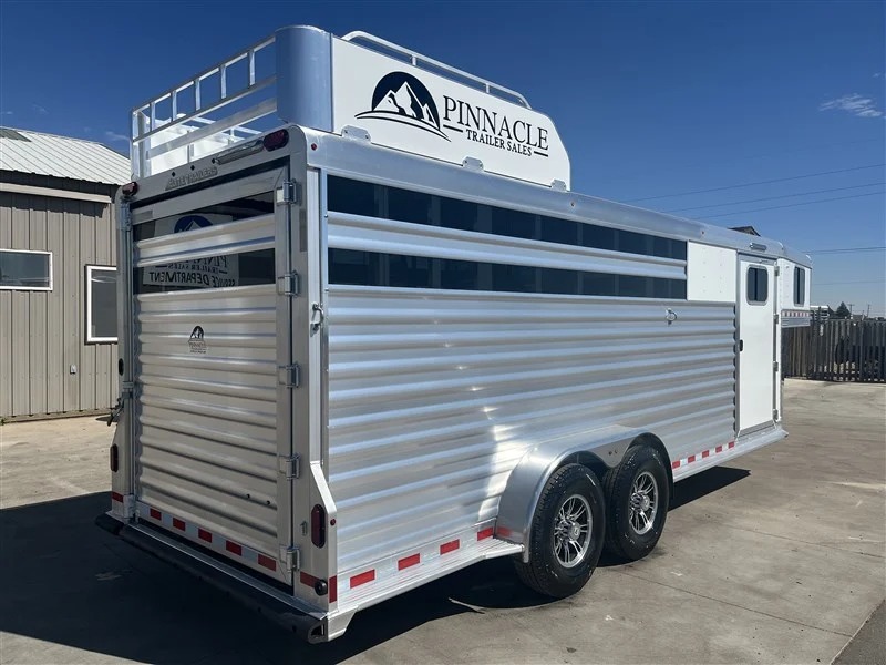 2027 Elite Trailers 4 Horse Slant Stock Combo Horse Trailers