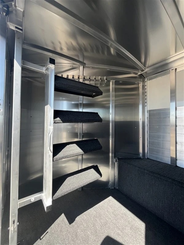 2027 Elite Trailers 4 Horse Slant Stock Combo Horse Trailers
