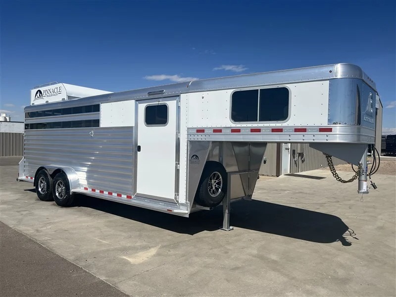2027 Elite Trailers 4 Horse Slant Stock Combo Horse Trailers