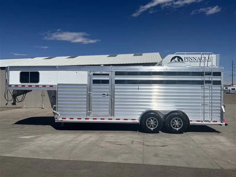 2027 Elite Trailers 4 Horse Slant Stock Combo Horse Trailers