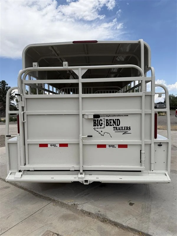 2026 Big Bend Trailers 24' Stock with Deluxe 4' Tack Stock Trailers
