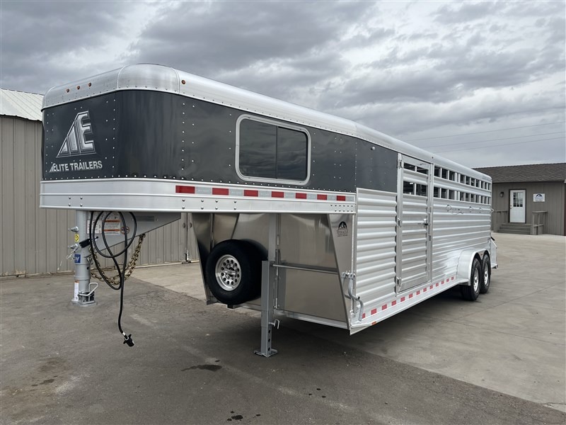 2027 Elite Trailers 7x24’ Stock Combo Stock Trailers