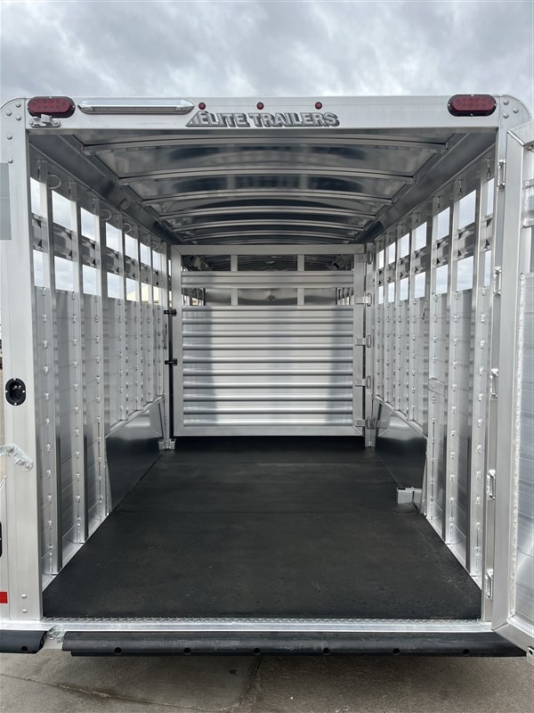 2027 Elite Trailers 7x24’ Stock Combo Stock Trailers