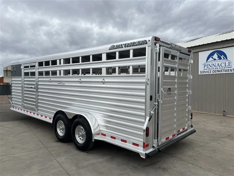 2027 Elite Trailers 7x24’ Stock Combo Stock Trailers
