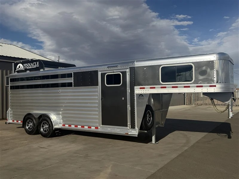 2027 Elite Trailers 4 Horse Slant Stock Combo Horse Trailers
