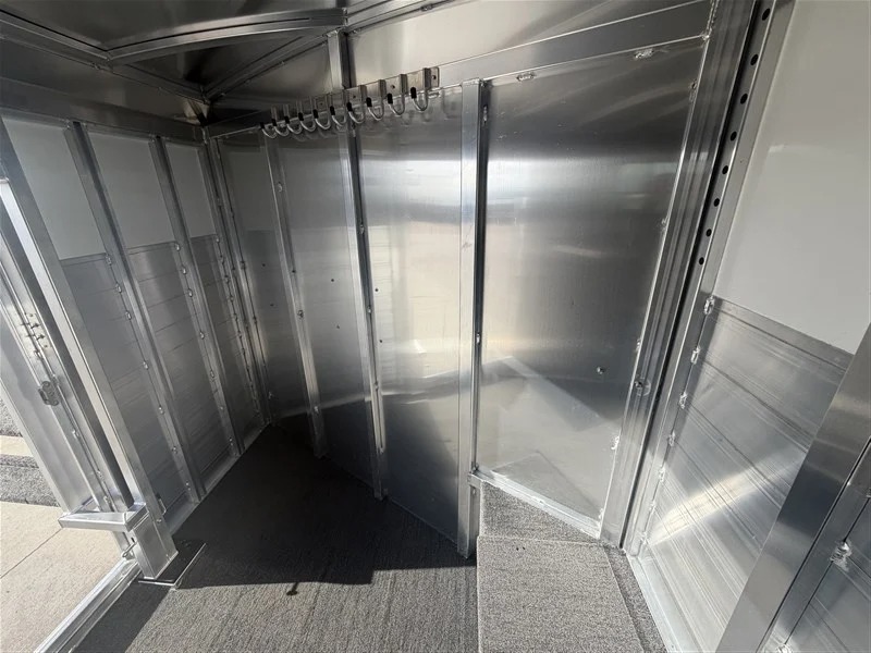 2027 Elite Trailers 4 Horse Slant Stock Combo Horse Trailers