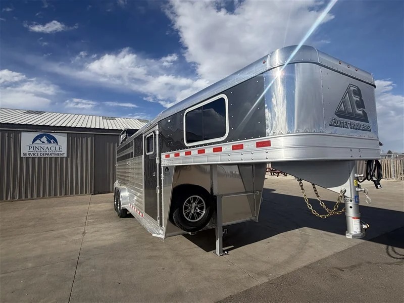 2027 Elite Trailers 4 Horse Slant Stock Combo Horse Trailers