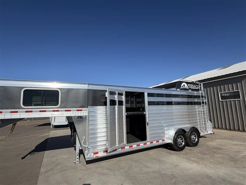 2027 Elite Trailers 4 Horse Slant Stock Combo Horse Trailers